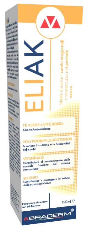 ELIAK 150 ML BRADERM - Farmacianumberone.it