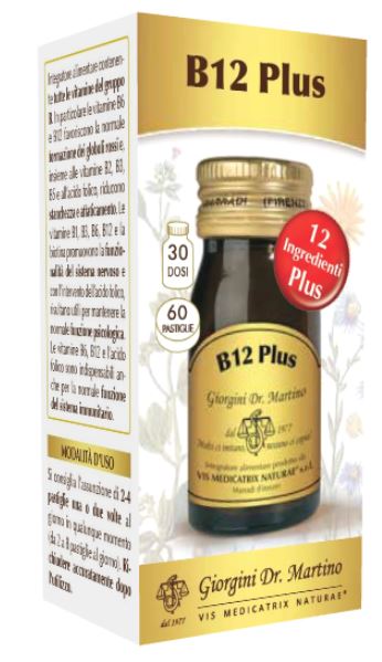 B12 PLUS 60 PASTIGLIE - Farmacianumberone.it