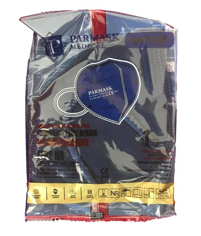MASCHERINA FFP2 PS2001 BLU NAVY 1 PEZZO - Farmacianumberone.it