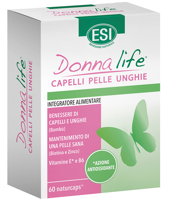 ESI DONNA LIFE CAPELLI PELLE UNGHIE 60 NATURCAPS - Farmacianumberone.it