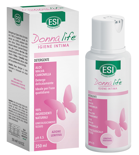 ESI DONNA LIFE DETERGENTE INTIMO LENITIVO 250 ML - Farmacianumberone.it