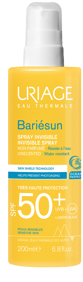 EAU THERMALE BARIESUN SPRAY INVISIBILE SENZA PROFUMO SPF 50+ 200 ML - Farmacianumberone.it