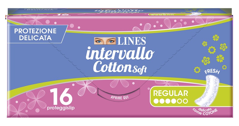 PROTEGGISLIP LINES INTERVALLO COTTON SOFT FRESH DISTESI 16 PEZZI - Farmacianumberone.it