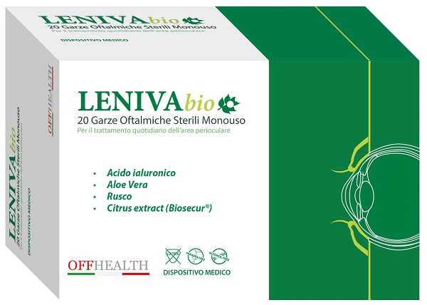 GARZE OFTALMICHE LENIVA BIO 20 PEZZI - Farmacianumberone.it
