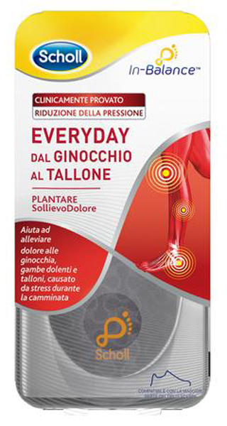 PLANTARE SOLLIEVO DOLORE DA GINOCCHIO A TALLONE SCHOLL IN BALANCE EVERYDAY L - Farmacianumberone.it