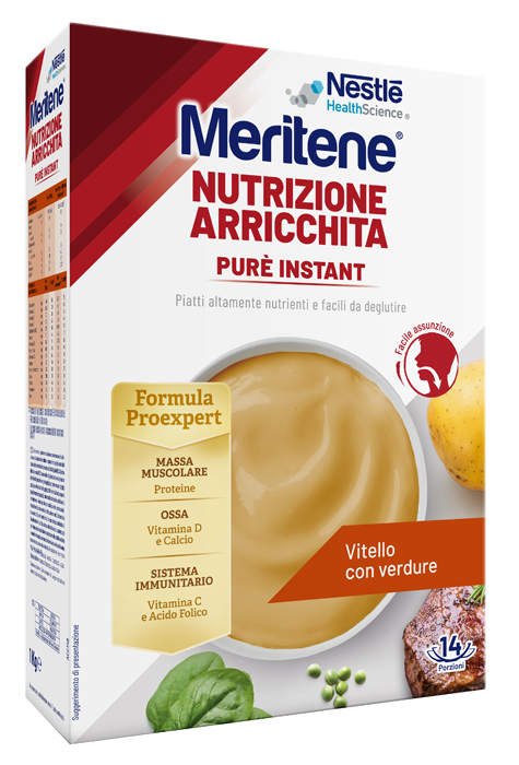 MERITENE PURE' INSTANT VITELLO CON VERDURE 1 KG - Farmacianumberone.it