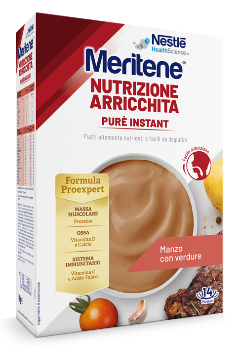 MERITENE PURE' INSTANT MANZO CON VERDURE 1 KG - Farmacianumberone.it