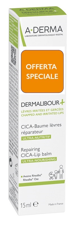 DERMALIBOUR + CICA BALSAMO LABBRA 15 ML - Farmacianumberone.it