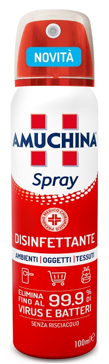 AMUCHINA SPRAY AMBIENTI OGGETTI TESSUTI 100 ML - Farmacianumberone.it