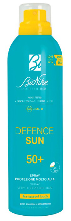 DEFENCE SUN SPRAY TRANSPARENT TOUCH 50+ 200 ML - Farmacianumberone.it
