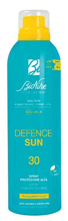 DEFENCE SUN SPRAY TRANSPARENT TOUCH 30 200 ML - Farmacianumberone.it