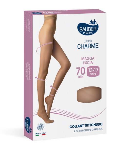 SAUBER CHARME COLLANT 70 DENARI TUTTONUDO ML NERO 3 - Farmacianumberone.it
