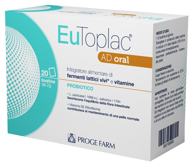 EUTOPLAC AD ORAL 20 BUSTINE - Farmacianumberone.it