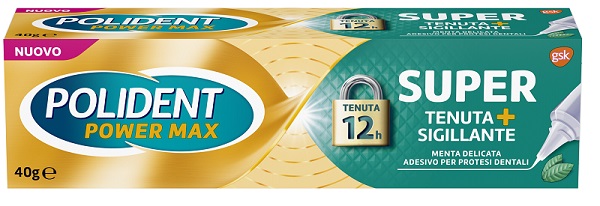 POLIDENT SUPER TENUTA+SIGILLANTE MENTA DELICATA ADESIVO PROTESI DENTALE 40 G - Farmacianumberone.it