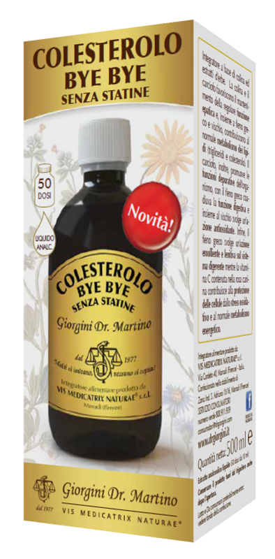 COLESTEROLO BYE BYE SENZA STATINE 500 ML - Farmacianumberone.it