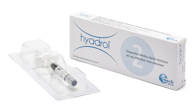 SIRINGA INTRA-ARTICOLARE HYADROL CON ACIDO IALURONICO 1% E ADELMITROL 2% CAPACITA' 2 ML - Farmacianumberone.it