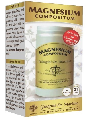 MAGNESIUM COMPOSITUM POLVERE 100 G - Farmacianumberone.it