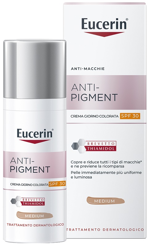 EUCERIN ANTI-PIGMENT GIORNO SPF30 COLORATO MEDIUM 50 ML - Farmacianumberone.it