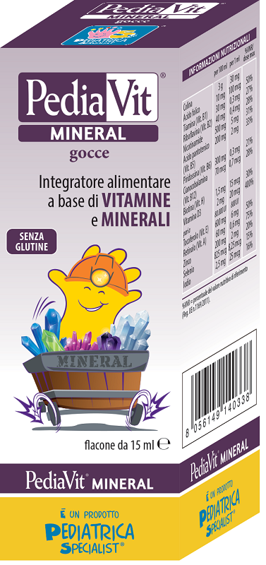 PEDIAVIT MINERAL GOCCE 15 ML - Farmacianumberone.it