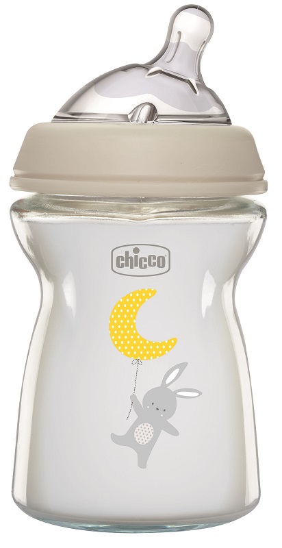 CHICCO BIBERON NAT FEEL VETRO 0M+ 250 ML - Farmacianumberone.it