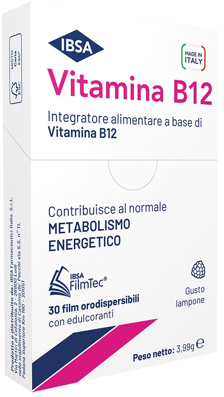 VITAMINA B12 IBSA 30 FILM ORALI - Farmacianumberone.it
