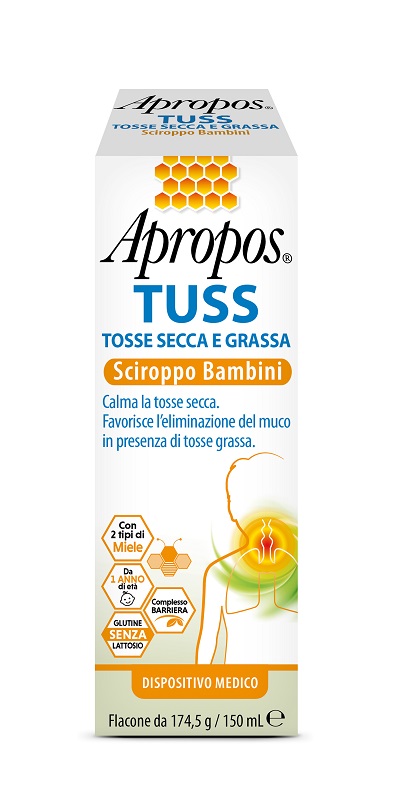 APROPOS TUSS SCIROPPO BAMBINI 150 ML - Farmacianumberone.it