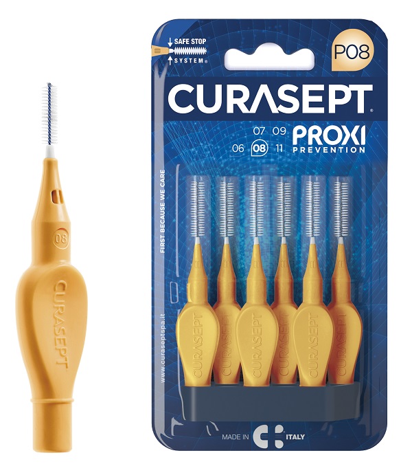 CURASEPT PROXI P08 ARANCIO CHIARO 6 PEZZI - Farmacianumberone.it