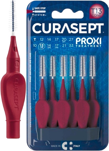 CURASEPT PROXI T13 CONE BORDEAUX 6 PEZZI - Farmacianumberone.it