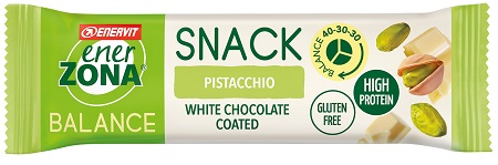 ENERZONA SNACK PISTACCHIO CIOCCOLATO BIANCO 27 G - Farmacianumberone.it