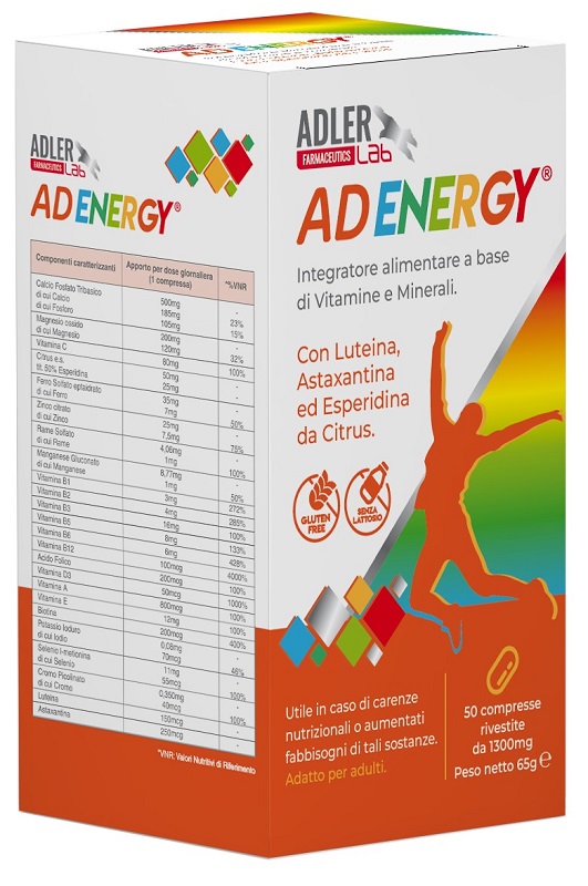 ADENERGY 50 COMPRESSE - Farmacianumberone.it
