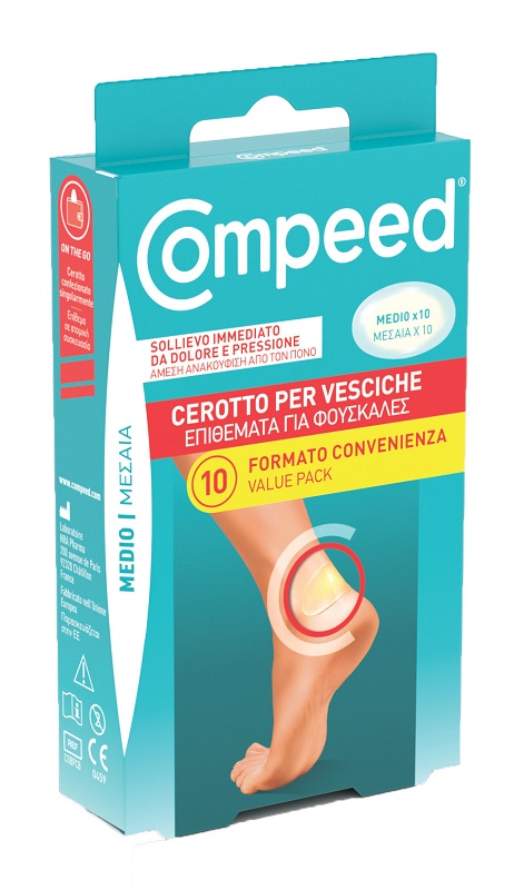 CEROTTI COMPEED PER VESCICHE MEDIO 10 PEZZI CARTON - Farmacianumberone.it