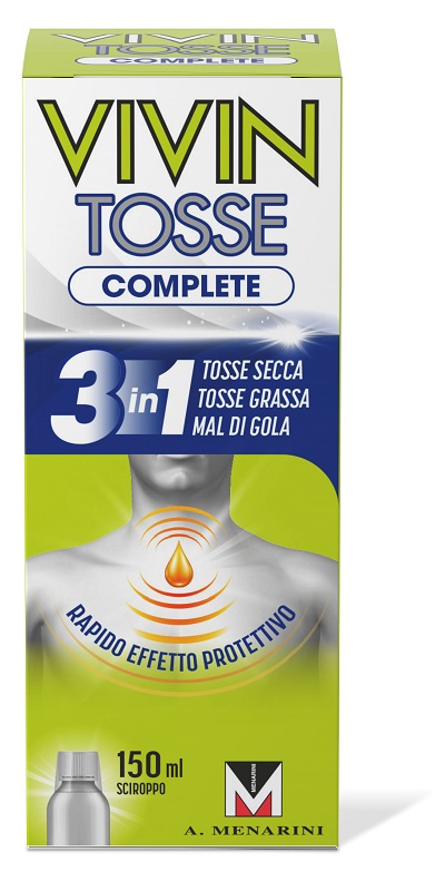 VIVIN TOSSE COMPLETE SCIROPPO PER TOSSE 150 ML - Farmacianumberone.it