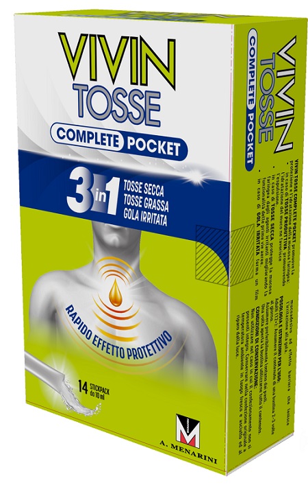 VIVIN TOSSE POCKET 14 STICK PACK SCIROPPO 10 ML - Farmacianumberone.it