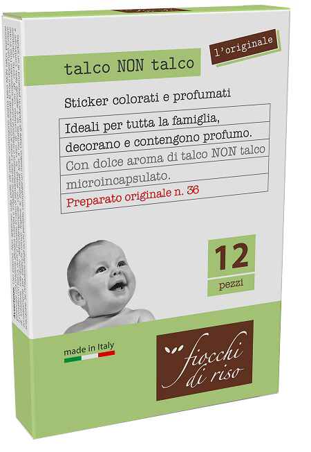 FIOCCHI DI RISO TALCO NON TALCO CEROTTI 12 PEZZI - Farmacianumberone.it