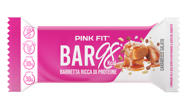 PINK FIT BAR 98 CARAMELLO SALATO 30 G - Farmacianumberone.it