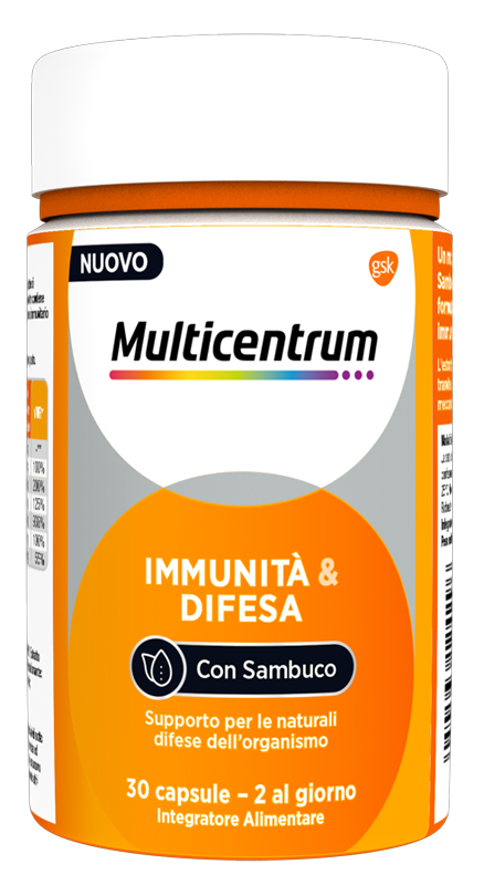 MULTICENTRUM IMMUNITA' & DIFESA 30 CAPSULE - Farmacianumberone.it