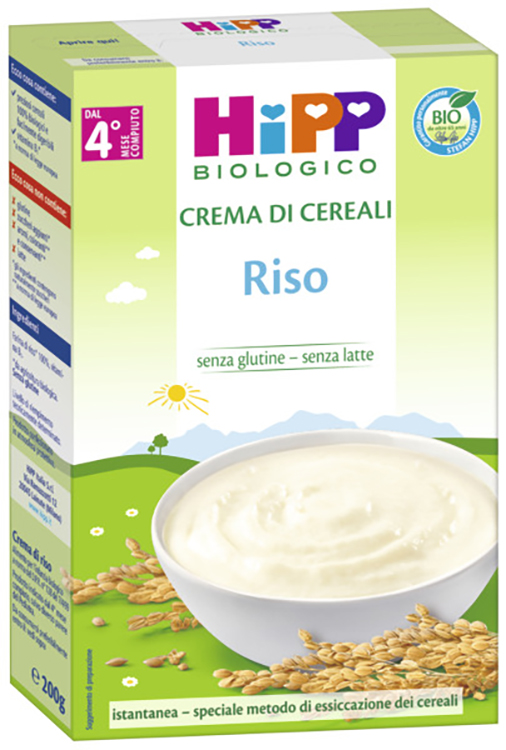 HIPP BIO CREMA CEREALI RISO 200 G - Farmacianumberone.it
