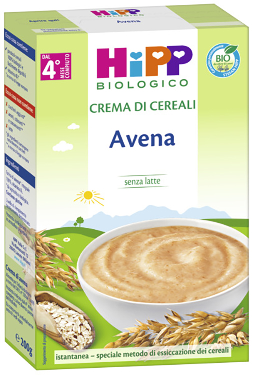 HIPP BIO CREMA CEREALI AVENA 200 G - Farmacianumberone.it