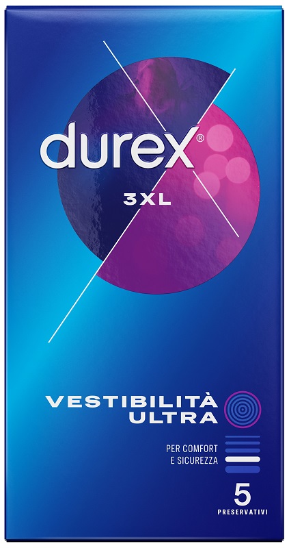 PRESERVATIVO DUREX 3XL VESTIBILITA' ULTRA 5 PEZZI - Farmacianumberone.it