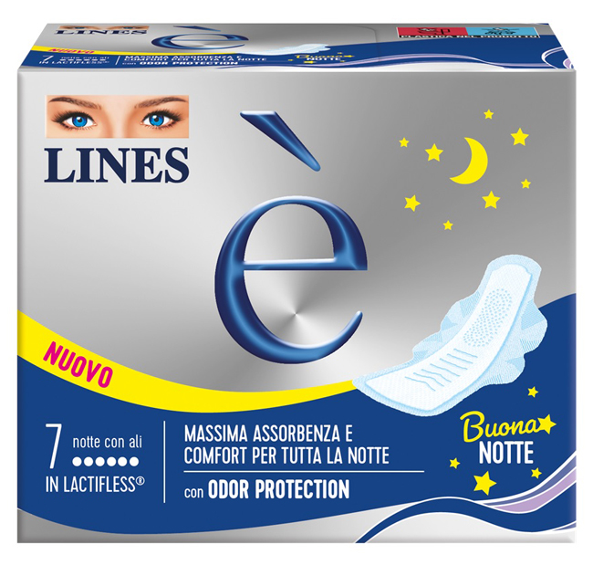 LINES E' NOTTE DOWNCOUNT 7 PEZZI - Farmacianumberone.it