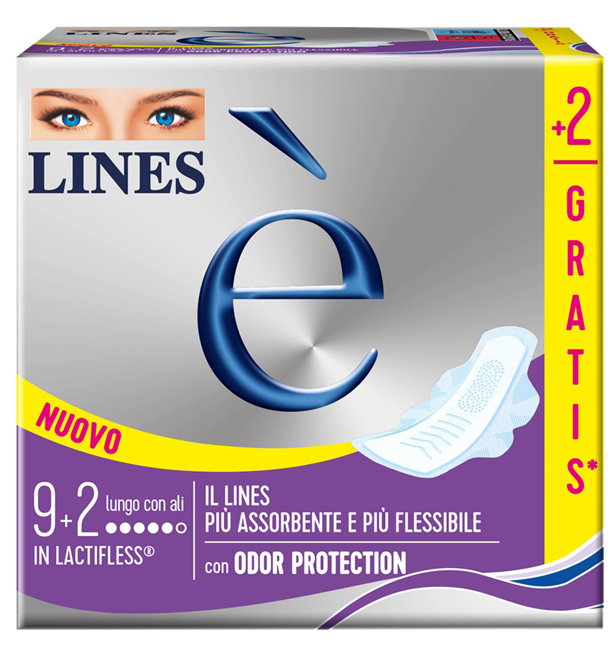 LINES E' LUNGO CARRY PACK 9 + 2 PEZZI - Farmacianumberone.it