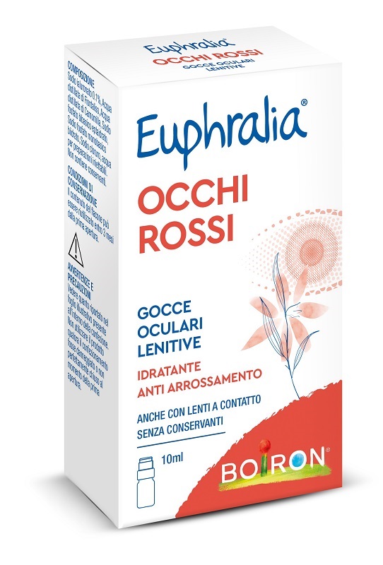 GOCCE OCULARI LENITIVE EUPHRALIA OCCHI ROSSI 10 ML - Farmacianumberone.it