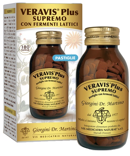 VERAVIS PLUS SUPREMO FERMENTI LATTICI PASTIGLIE 90 G - Farmacianumberone.it