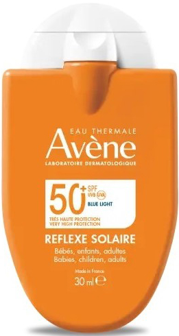 EAU THERMALE AVENE REFLEXE SOLAIRE SPF50+ BEBE BAMBINI ADULTO 30 ML - Farmacianumberone.it
