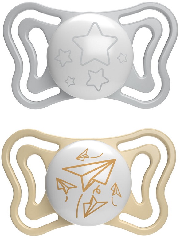 CHICCO SUCCHIETTO LIGHT LUMI SILICONE 6-16M 2 PEZZI - Farmacianumberone.it