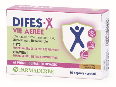 DIFES X VIE AEREE 30 CAPSULE - Farmacianumberone.it