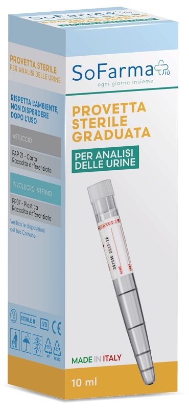 PROVETTA URINA 10 ML SOFARMAPIU' - Farmacianumberone.it