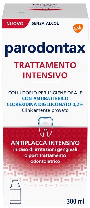 PARODONTAX TRATTAMENTO INTENSIVO CLOREXIDINA 0,2% - Farmacianumberone.it
