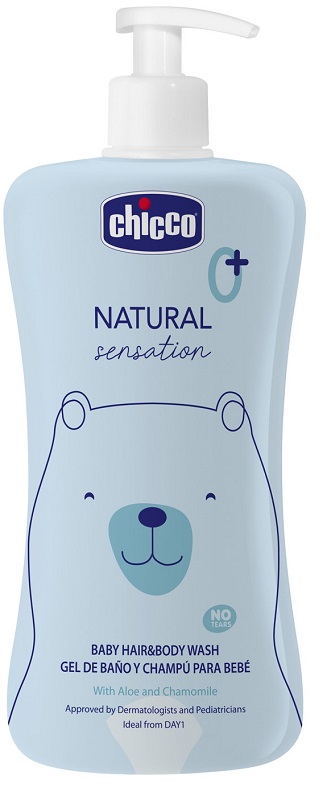 CHICCO NATURAL SENSATION BAGNO SHAMPOO 500 ML - Farmacianumberone.it