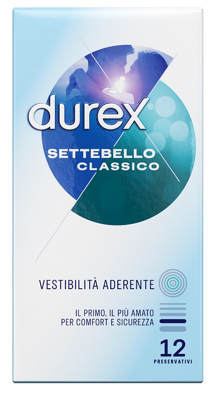 PROFILATTICO DUREX SETTEBELLO CLASSICO 12 PEZZI - Farmacianumberone.it